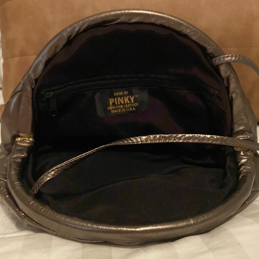 Very clean metallic bronze occasion purse by Bags by Pinky